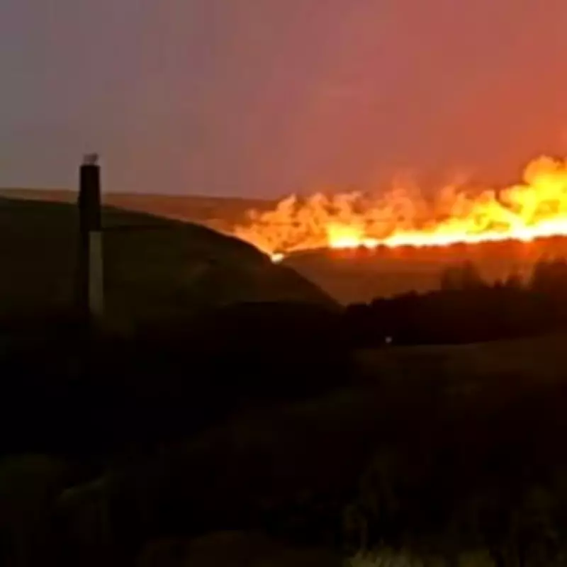 Major Blaze at Scout Moor Sends Smoke Billowing Across Greater Manchester