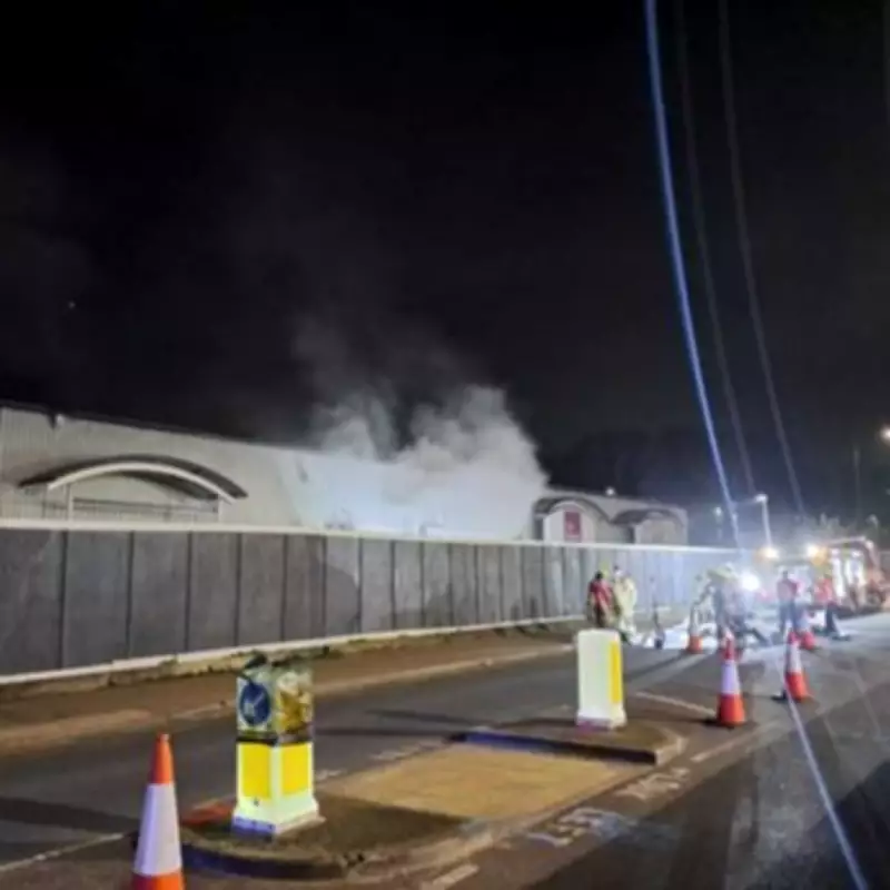 Major Fire in Bexley: 60 Firefighters Battle Blaze at Derelict Building