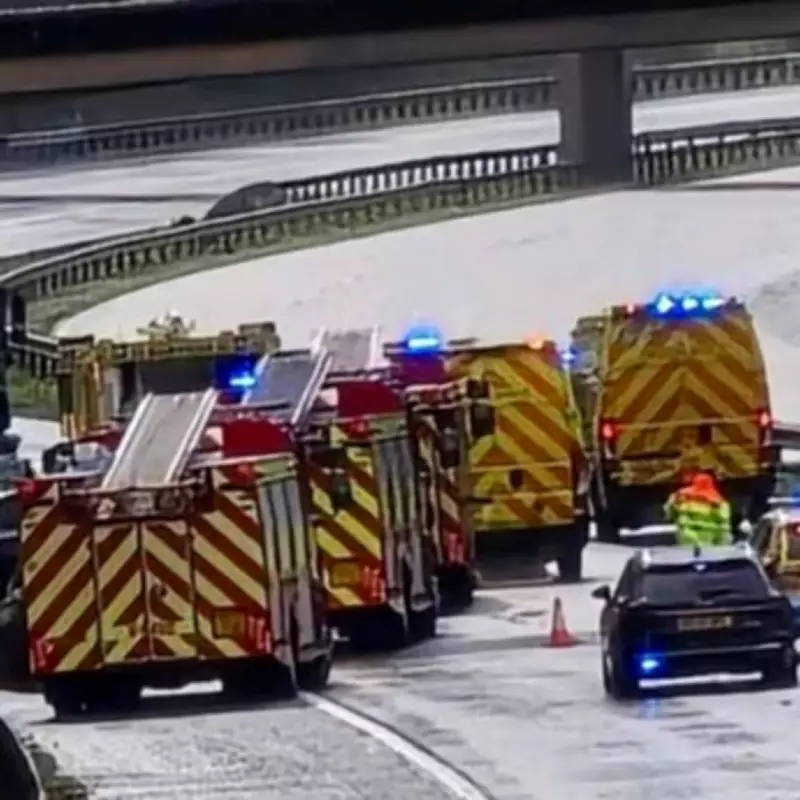 Major M5 Motorway Crash in Devon Forces Full Closure, Air Ambulance Deployed
