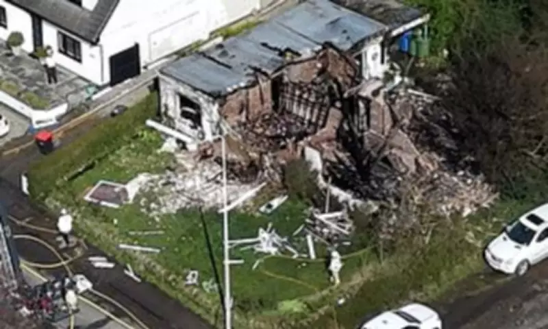 Man Arrested for Arson After Explosion Destroys Lancashire Village Home