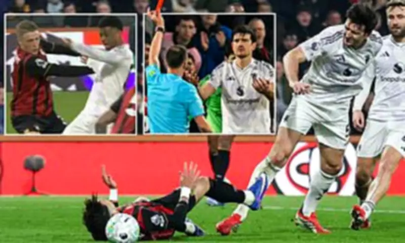 Manchester United Furious Over Inconsistent Penalty Decisions in Bournemouth Draw