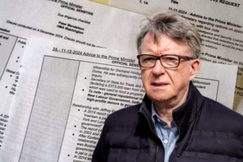 Mandelson's US Ambassador Appointment Deemed 'Weirdly Rushed' in Released Files