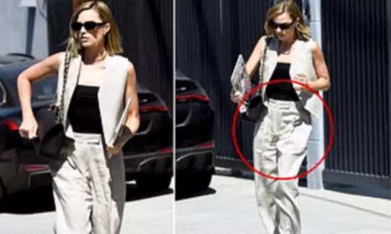 Margot Robbie's Wrinkled Linen Outfit Sparks Fashion Debate in Los Angeles