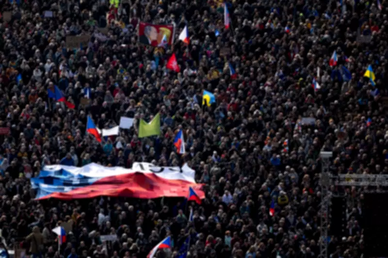 Massive Prague Rally Protests New Government's 'Autocratic Drift'