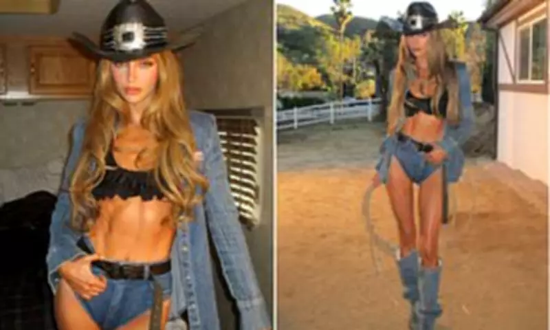 Maura Higgins Shows Off Abs in Cowgirl Look for Eric Lam's Music Video