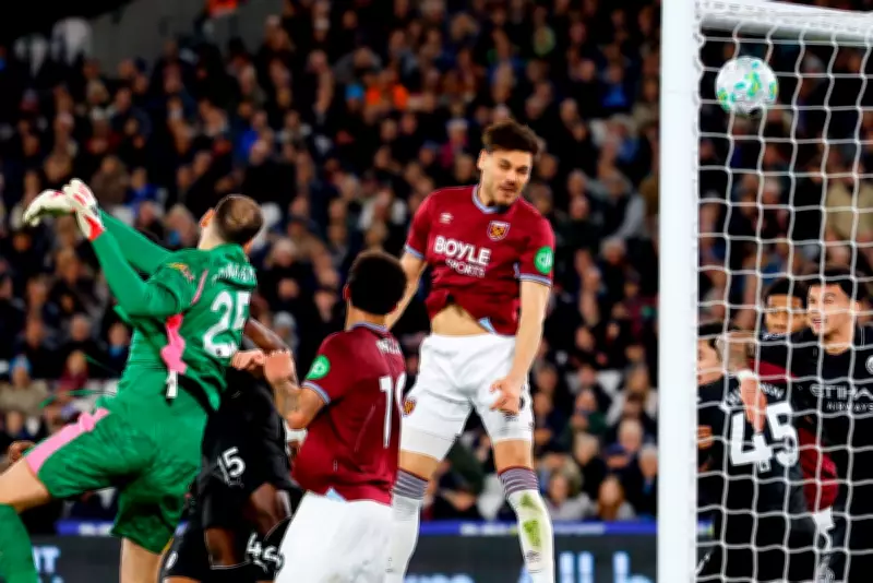 Mavropanos Header Earns West Ham Draw, Dents Manchester City's Title Hopes