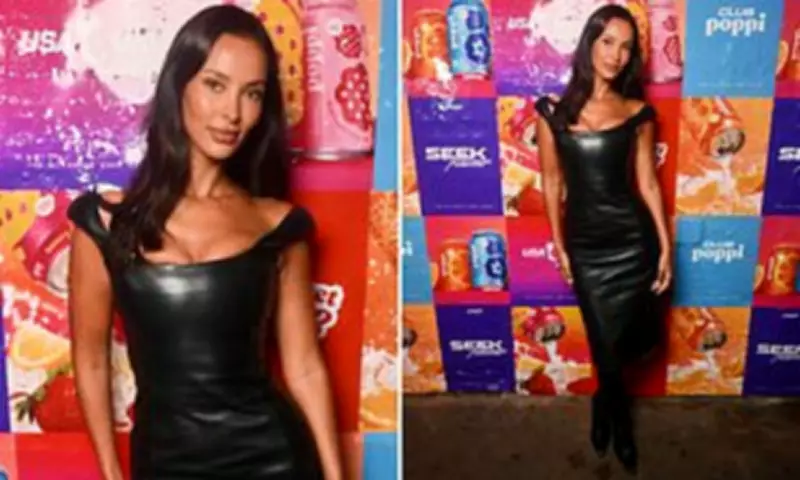 Maya Jama Stuns in Leather at Club Poppi Launch Amid Body Image Comments