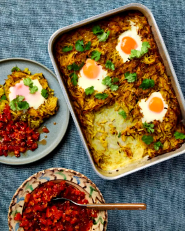 Meera Sodha's Malabar Hill Eggs: A Spicy Vegetarian Feast with Tomato Chutney