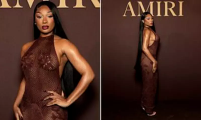 Megan Thee Stallion Stuns in Sheer Gown at Milan Fashion Week Amid Family Feud