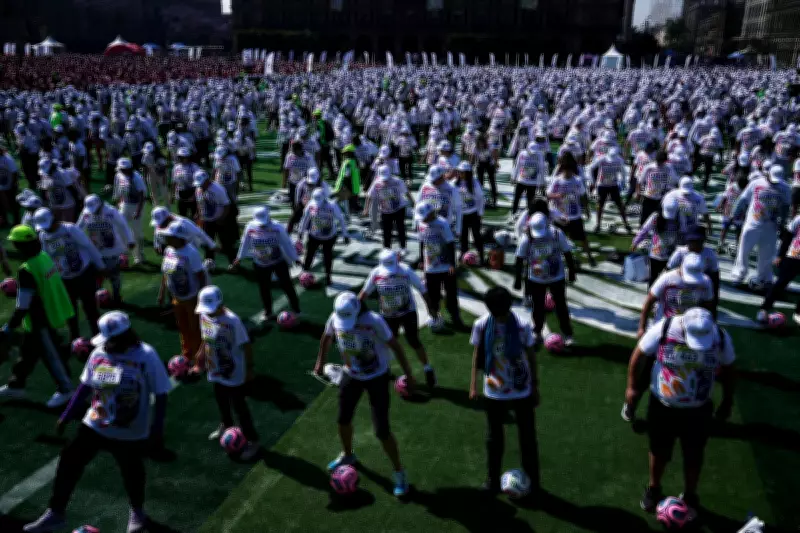 Mexico City Shatters World Record with Largest Ever Soccer Class