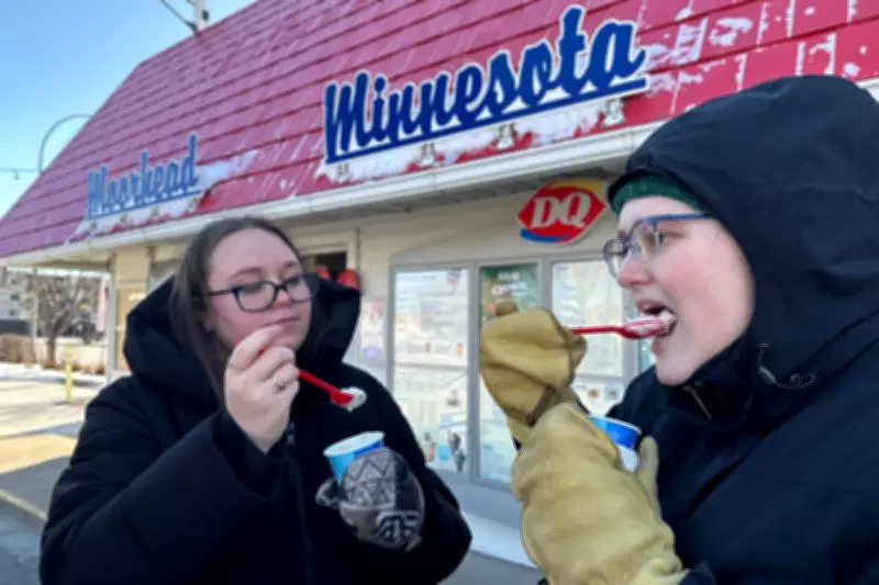 Minnesota Dairy Queen's Annual March 1 Opening Draws Crowds Despite Winter Chill