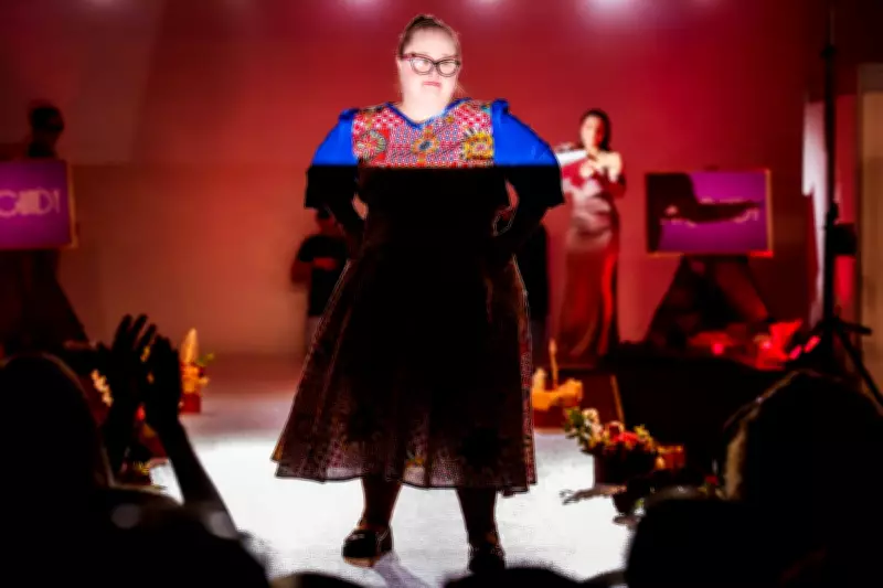 Models with Down Syndrome Grace Bucharest Runway for World Down Syndrome Day