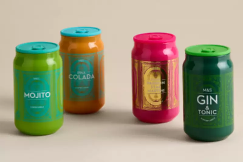 M&S Launches Cocktail-Inspired Canned Candles for Home Fragrance