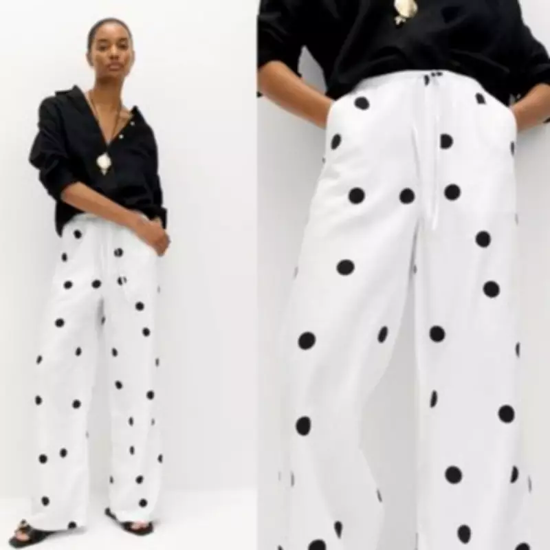 M&S Polka Dot Linen Trousers Spark Shopper Frenzy as Spring Arrives