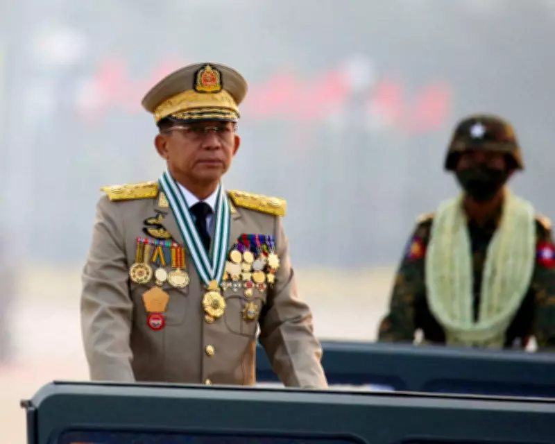Myanmar's Military Stages Sham Election Amid Brutal Five-Year Conflict