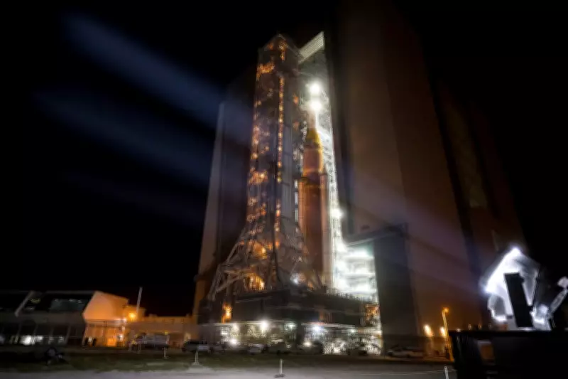 NASA's Artemis II Moon Rocket Begins Slow Crawl to Launchpad for Lunar Fly-By