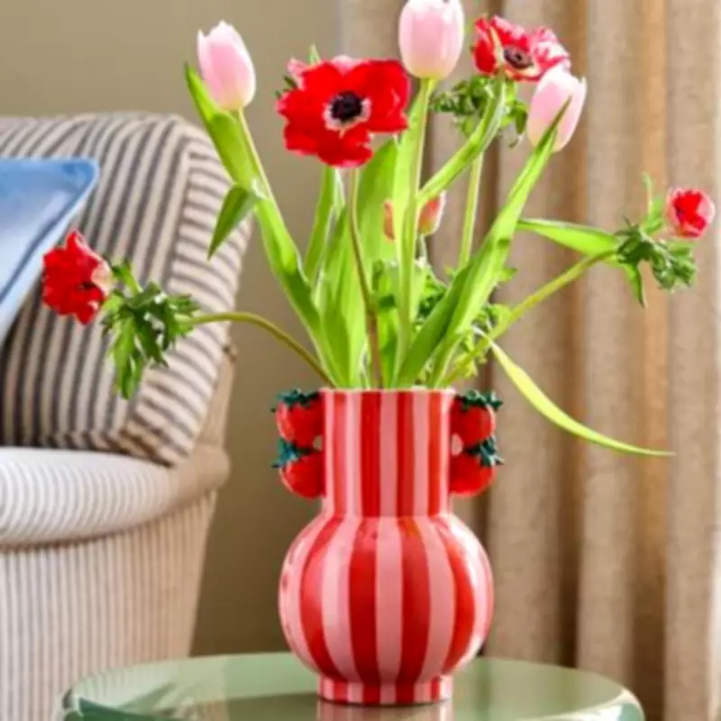 Next's Vibrant Strawberry Vase Earns Rave Reviews for Spring Decor