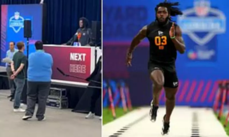 NFL Draft Hopeful Demond Claiborne's Sparse Combine Interview Goes Viral