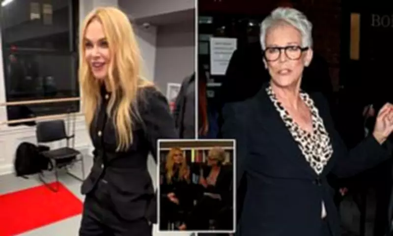 Nicole Kidman and Jamie Lee Curtis Promote Scarpetta in Coordinated Leopard Print