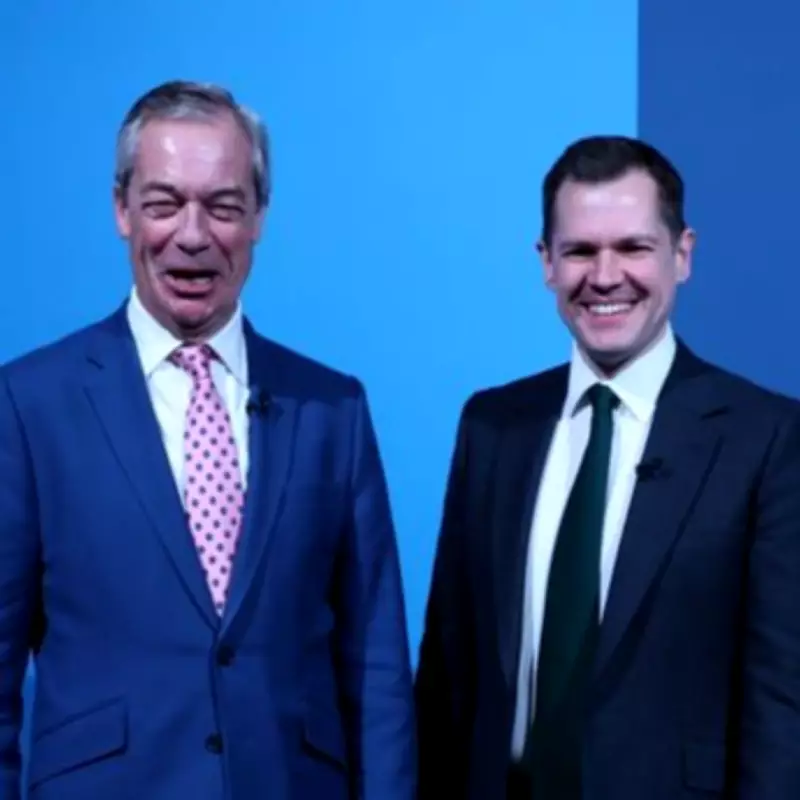 Nigel Farage and Robert Jenrick Hold Press Conference Before Spring Statement