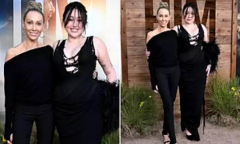 Noah and Tish Cyrus Reunite on Red Carpet After Family Drama