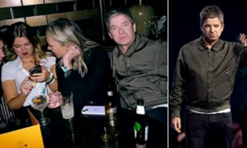 Noel Gallagher Celebrates BRIT Award Win with Family in Manchester