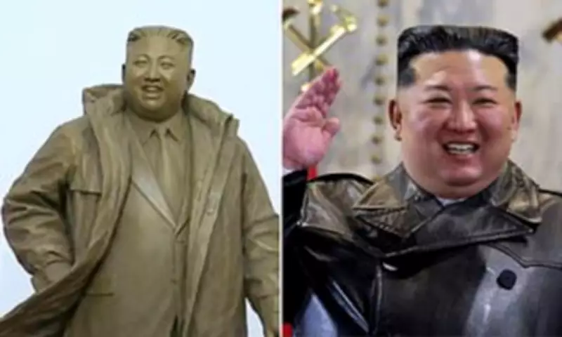 North Korea Unveils 'Highly Unusual' Golden Statue of Leader Kim Jong Un