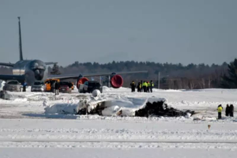 NTSB Report: Maine Jet Crash Followed Extended Runway Wait After De-icing