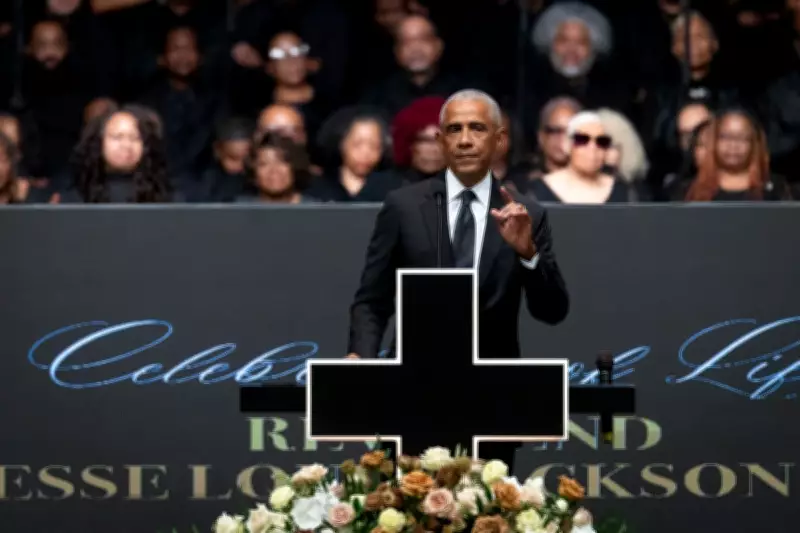 Obama Criticises Trump Era While Honouring Jesse Jackson at Memorial