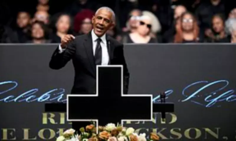 Obama Delivers Scathing Rebuke of Trump's America at Jesse Jackson Funeral