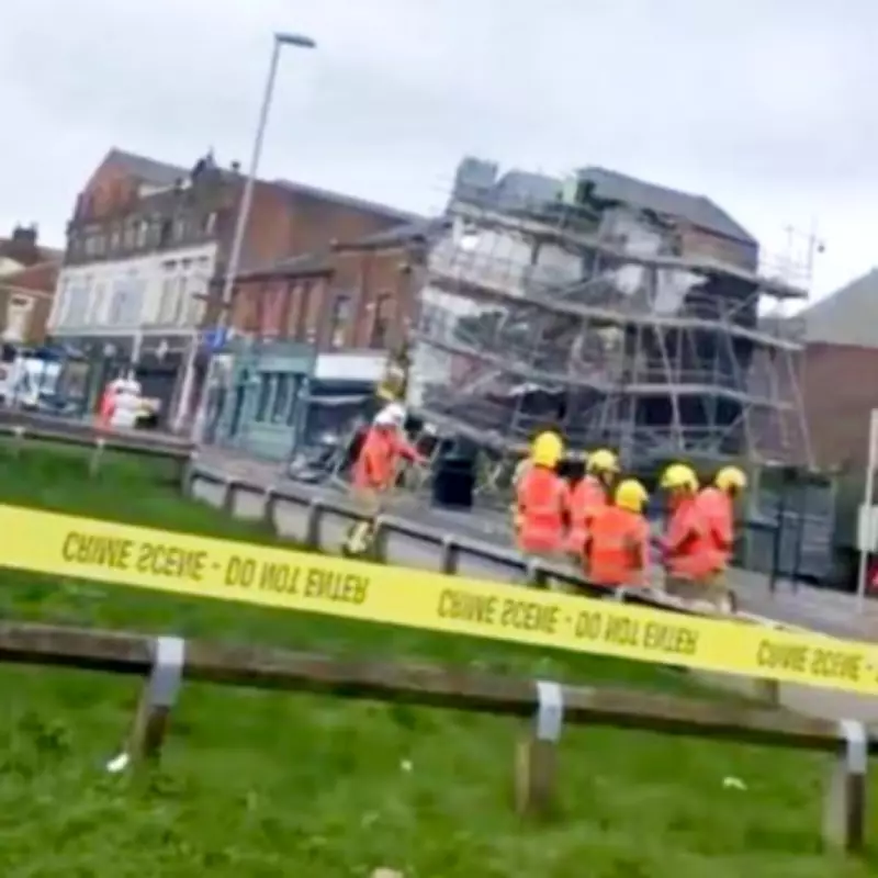 Oldham Building Collapse: Three Injured as Emergency Crews Respond