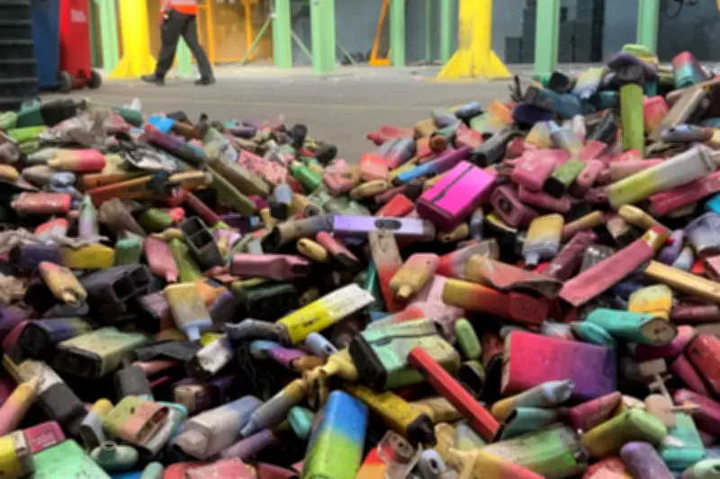 Over 6 Million Vapes Discarded Weekly Despite UK Disposable Ban