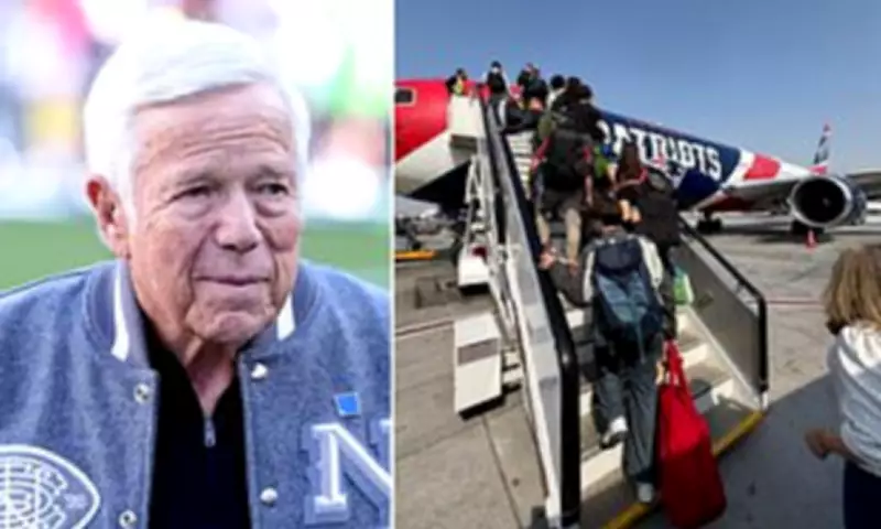 Patriots Owner Robert Kraft's Team Plane Evacuates Americans from Middle East