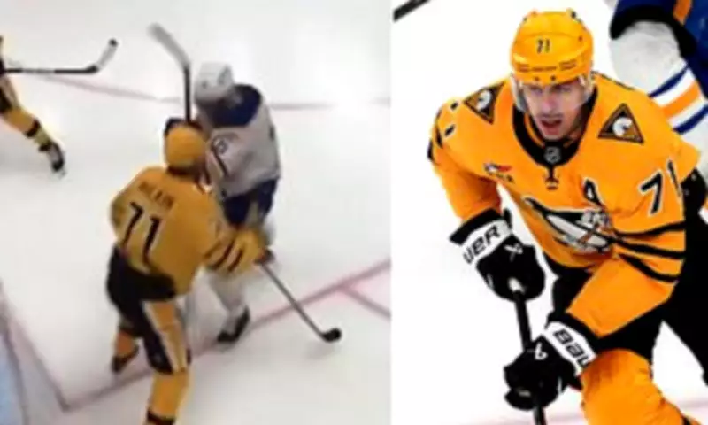 Penguins Star Evgeni Malkin Ejected for Shocking Stick Slash on Sabres' Dahlin