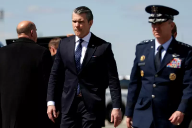 Pentagon Denies Gum Chewing Allegation at Troop Transfer Ceremony