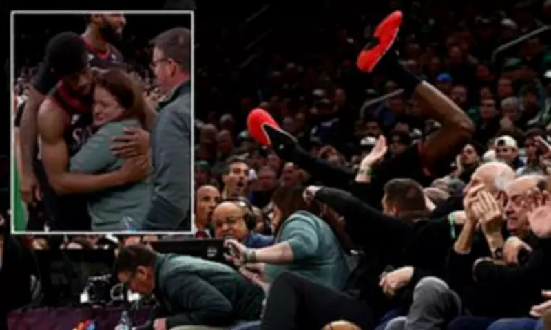 Philadelphia 76ers Rookie V.J. Edgecombe Befriends Fan After Accidental Kick