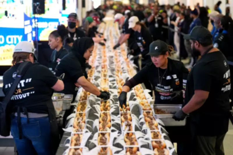 Philadelphia Airport Sets Guinness Record with Longest Cheesesteak Line