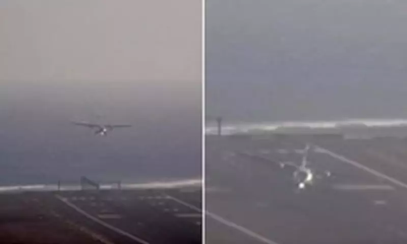 Pilot Aborts Landing in Gale-Force Winds on Spanish Holiday Island