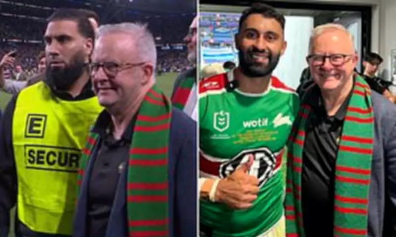 PM Albanese Criticised for On-Field Celebration of Rugby League Record