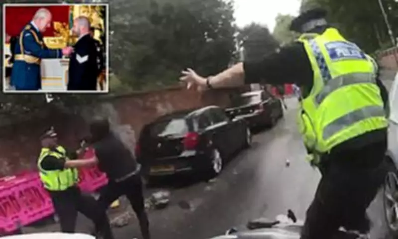 Police Sergeant Stabbed in Neck While Shielding Colleagues from Knife Attack