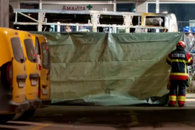 Postal Bus Fire Near Swiss Capital Claims Lives, Investigation Underway