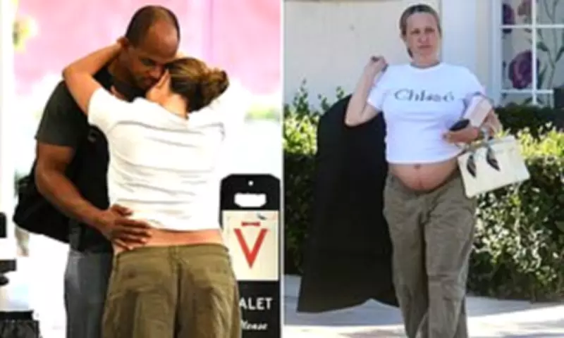 Pregnant Jennifer Meyer Shows Baby Bump in LA with Fiancé Geoffrey Ogunlesi