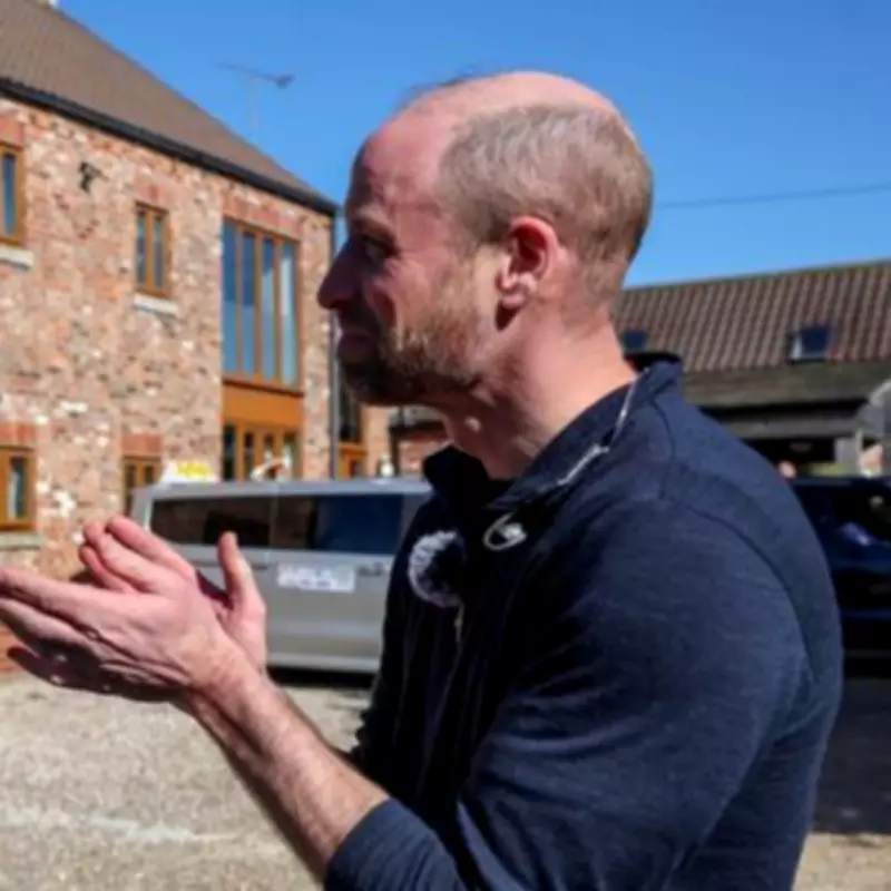 Prince William Surprises DJ Greg James on Epic Comic Relief Charity Cycle