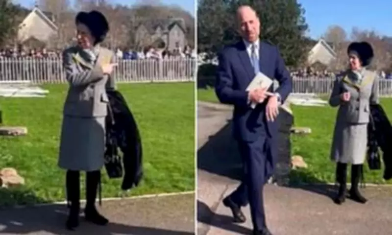 Princess Anne and Prince William Visit Wales for Memorial Service