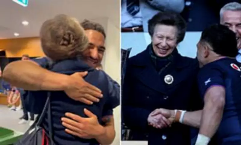 Princess Anne's Heartwarming Hug with Rugby Captain Delights Royal Fans
