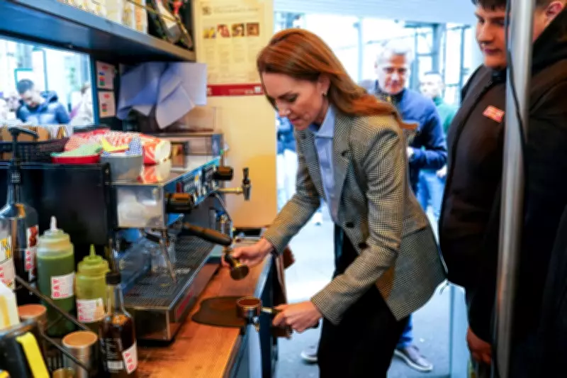 Princess Kate Masters Barista Skills During Surprise Borough Market Visit with William