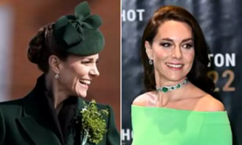 Princess of Wales Stuns in Emerald Earrings at Irish Guards St Patrick's Day Parade