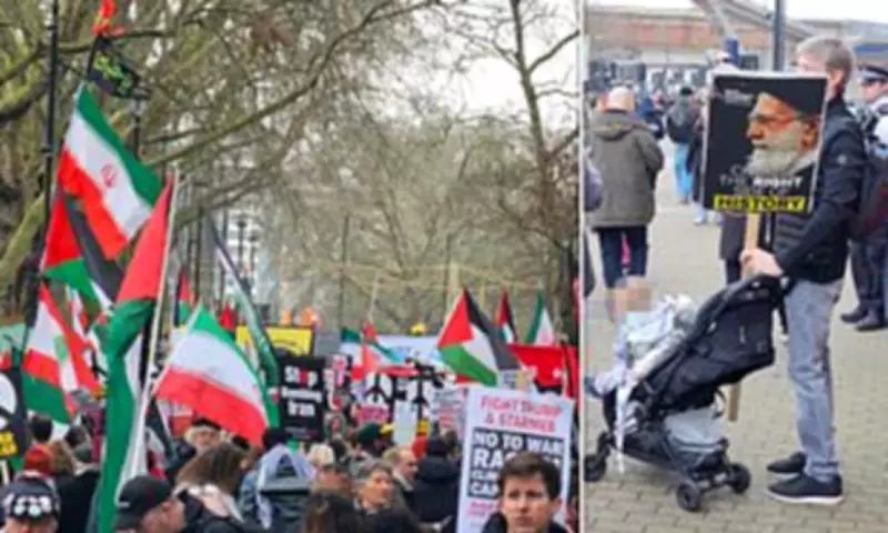 Pro-Iran Protestors March on US Embassy in London Amid Regional Conflict
