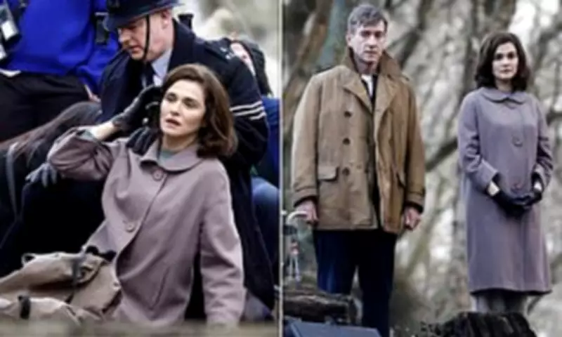 Rachel Weisz Films Dramatic Arrest Scene for Séance on a Wet Afternoon Remake