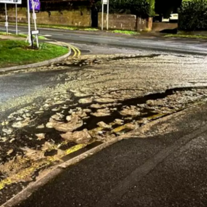 Raw Sewage Floods Stoke-on-Trent Street as Drains Overflow in Storm